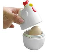 Cocedor de huevos para microondas | Máquina de huevos duros con forma de pollo, gadget de cocina, capacidad de huevo individual, accesorios de cocina eficientes para el desayuno