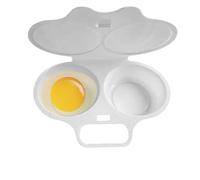 Cocedor De Huevos Para Microondas | Máquina Para Hacer Huevos Duros De 2 Cavidades - Vaporizador De Huevos, Ahorre Tiempo De Maíz, Huevos Fritos, Sándwich, Huevos Cocidos