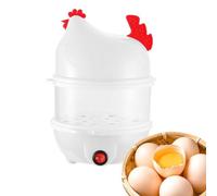 Cocedor de - Vaporera eléctrica doble de 7 compartimentos | Máquina para hacer para verduras, maíz, panecillos, leche, cocina, restaurante, oficina, apartamento, hotel dormitorio de estu