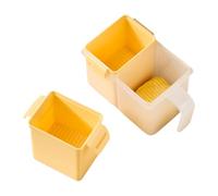 Cocedor Para Huevos Al Microondas | Utensilio De Cocina Japonés Con Doble Compartimento,Escalfador De Huevos Al Microondas - Para La Cocina, Para Las Comidas, Para La Casera, Para El Desayuno Y