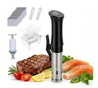 Cocedor Sous Vide, Kit Sous Vide De 1100 W Con Pantalla Led | Circulador de Inmersión de Precisión, Depósito de Agua de 11 L y Bolsas de Vacío, Control Preciso de Temperatura y Tiempo