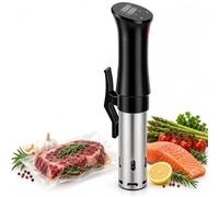 Cocedor Sous Vide, máquina de precisión Sous Vide de 1100W | Kit de circulador inmersión, profundidad inmersión 6,5-14,5 cm, ±0,5°C, IPX7 impermeable, para uso diario en el hogar