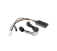 Coche 5,0 Entrada Auxiliar Cable de Audio MicróFono Adaptador de Manos Libres Enchufe de 8 Pines para Sylphy Tiida Qashqai Geniss