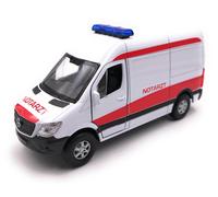 Coche a Escala Mercedes Benz Sprinter Emergencias Blanco Auto Escala 1 :3 4-39 (