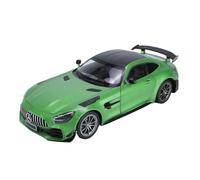 Coche a Escala Miniatura 1:18 For Benz GTR Green Demon Mini Simulación Estática Modelo De Coche Aleación Adornos Fundición De Metal Decoración Réplica De Coche Modelo(Green)