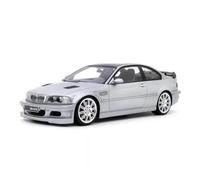 Coche a Escala Miniatura 1:18 For BMW E46 M3 GTR Simulación Escala Aleación Coche Modelo Metal Modelo Creativo Adornos Decoración Réplica De Coche Modelo