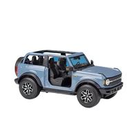 Coche a Escala Miniatura 1:18 For Ford Bronco Badlands 2021 Simulación En Miniatura De Aleación De Zinc Modelo Coche Adornos De Aleación De Metal Réplica De Coche Modelo(Blue 1)