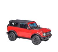 Coche a Escala Miniatura 1:18 For Ford Bronco Badlands 2021 Simulación En Miniatura De Aleación De Zinc Modelo Coche Adornos De Aleación De Metal Réplica De Coche Modelo(Red)
