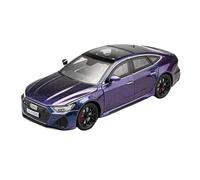 Coche a Escala Miniatura 1:24 For Audi RS7 Mini Simulación De Aleación Modelo De Coche Exquisitos Adornos De Decoración For Sala De Estar Réplica De Coche Modelo(Purple)