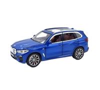 Coche a Escala Miniatura 1:24 For BMW X5 Mini Simulación De Aleación De Coche Modelo Exquisito Vehículo Todoterreno Adornos Decoración Réplica De Coche Modelo(Blue)