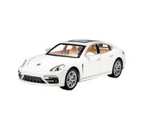 Coche a Escala Miniatura 1:24 For El Modelo De Coche De Aleación De Simulación For Porsche Panamera Mini Exquisitos Adornos De Estantería Decoración Réplica De Coche Modelo(White)