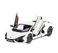 Coche a Escala Miniatura 1:24 For Lamborghini Revuelto Mini Simulación Estática Escala Modelo De Coche Aleación Simulación Modelo Adornos Réplica De Coche Modelo(White)
