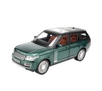 Coche a Escala Miniatura 1:24 For Land Rover Range Rover Mini Simulación De Aleación Modelo De Coche Exquisitos Adornos De Vehículo Todoterreno Réplica De Coche Modelo(Green)