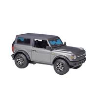 Coche a Escala Miniatura 1:24 Ford Bronco Lima Badlands Simulación Miniatura De Fundición A Presión Estática Modelo Coche Adornos De Aleación De Metal Réplica De Coche Modelo(Chrome)