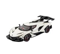 Coche a Escala Miniatura 1:24 para Apollo Es Decir Intensa Emoción Mini Coche De Aleación Fundida A Presión A Escala Estática Adorno para Estantería Réplica De Coche Modelo(White)