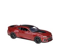 Coche a Escala Miniatura 1:24 para Chevrolet Camaro SS RS ZL1 Mini Maqueta Coche Aleación Fundida A Presión A Escala Estática Colección De Adornos Réplica De Coche Modelo(Red)