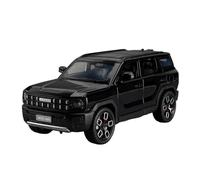 Coche a Escala Miniatura 1:24 para Haval X-Dog Mini Maqueta Coche Aleación Fundida A Presión A Escala Estática Ideal como Decoración para Estantería Réplica De Coche Modelo(Black)