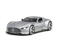 Coche a Escala Miniatura 1:32 For Benz AMG Vision GT Mini Simulación Estática Aleación Fundida A Presión Modelo Coche For Hogar Adornos Creativos Réplica De Coche Modelo(Silver)