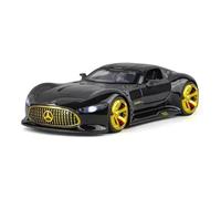 Coche a Escala Miniatura 1:32 For Benz AMG Vision GT Mini Simulación Estática Aleación Fundida A Presión Modelo Coche For Hogar Adornos Creativos Réplica De Coche Modelo(Black)