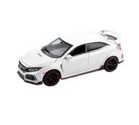 Coche a Escala Miniatura 1:32 For Honda Civic Type-R, Modelo De Coche De Aleación De Simulación En Miniatura Exquisita Decoración De Adornos For Coche Réplica De Coche Modelo(White)