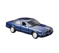 Coche a Escala Miniatura 1:32 For Jaguar XJ6 Miniatura Estática De Aleación De Simulación Modelo De Coche, Colección De Adornos For Sala De Estar Réplica De Coche Modelo(Blue)
