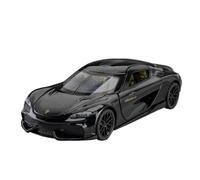 Coche a Escala Miniatura 1:32 For Koenigsegg Gemini Mini Escala Estática Modelo De Coche De Aleación De Simulación Modelo Adornos Decoración Réplica De Coche Modelo(Black)