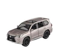 Coche a Escala Miniatura 1:32 For Lexus LX570 Mini Simulación Estática De Aleación Modelo De Casa Coche Colección De Adornos Creativos Réplica De Coche Modelo(Gold)