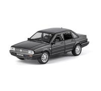 Coche a Escala Miniatura 1:32 For Volkswagen Santana Mini Simulación Daleación Zinc Fundición A Presión Modelo Coche For Hogar Adornos Creativos Réplica De Coche Modelo(Black)
