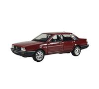 Coche a Escala Miniatura 1:32 For Volkswagen Santana Mini Simulación De Aleación De Zinc Modelo De Coche Exquisitos Adornos De Vehículo Decoración Réplica De Coche Modelo(Red)