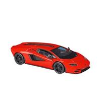 Coche a Escala Miniatura Adornos De Estantería For Coche Lujo De Aleación De Zinc A Escala Estática For Lamborghini Countach LPI800-4 Escala 1:24 Réplica De Coche Modelo(Red)