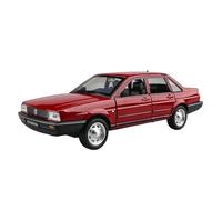 Coche a Escala Miniatura Adornos Decorativos For Volkswagen Santana Escala Estática Fundición A Presión Aleación Zinc Modelo For El Hogar Escala 1:24 Réplica De Coche Modelo(Red)