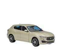 Coche a Escala Miniatura Mini Coche Aleación De Zinc A Escala Estática For Maserati Levante SUV Vitrina con Adornos Decorativos Escala 1:24 Réplica De Coche Modelo(Gold)