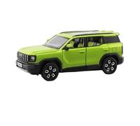 Coche a Escala Miniatura Mini Coche De Simulación De Aleación A Escala 1:32 For SUV Haval X-Dog, Exquisitos Adornos De Estantería. Réplica De Coche Modelo(Green)