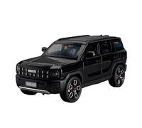 Coche a Escala Miniatura Mini Coche Estático A Escala 1:24 For SUV Haval X-Dog, Modelo De Simulación De Aleación, Adornos Decorativos. Réplica De Coche Modelo(Black)