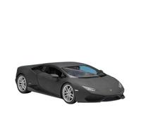 Coche a Escala Miniatura Mini Simulación Coche De Aleación A Escala 1:24 For Lamborghini Huracan LP610-4 Modelo De Metal con Adornos Creativos Réplica De Coche Modelo(Black)