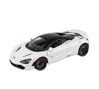 Coche a Escala Miniatura Mini Simulación De Coche De Aleación For McLaren 720s Escala 1:24 Modelo De Coche Fundido A Presión Colección De Adornos Réplica De Coche Modelo(White)