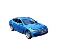 Coche a Escala Miniatura Mini Simulación Estática A Escala 1:32 De BMW 535i Modelo De Coche De Aleación De Metal Decoración For Sala De Estar Réplica De Coche Modelo(Blue)
