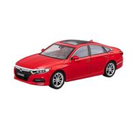 Coche a Escala Miniatura Minimodelo Coche De Aleación Simulación A Escala 1:24 For Honda Accord Colección De Adornos Decorativos For Estantería Réplica De Coche Modelo(Red)