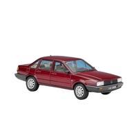 Coche a Escala Miniatura Modelo De Coche De Aleación De Zinc A Escala 1:24 For Volkswagen Santana Modelo De Coche De Metal Adornos Decorativos Réplica De Coche Modelo(Red)
