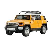 Coche a Escala Miniatura Réplica De Coche Aleación En Miniatura De Simulación Estática A Escala 1:24 For Toyota FJ Cruiser Adornos For Sala De Estar Réplica De Coche Modelo(Yellow)