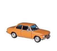 Coche a Escala Miniatura Réplica De Coche De Aleación Fundida A Presión, Escala Estática Mini Simulación For BMW 2002 Ti Escala 1:24 Decoración Réplica De Coche Modelo(Orange)