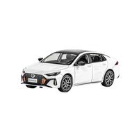 Coche a Escala Miniatura Réplica De Coche Metal Fundido A Presión En Miniatura Simulación Estática For Trumpchi Shadow Leopard Escala 1:24 Adornos Réplica De Coche Modelo(White)