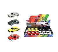 Coche De Modelo VW VOLKSWAGEN T1 BUS 1963 BULLI Auto 1:34-39 Rojo