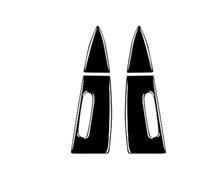 Coche Accesorios Interiores Para Cayenne 2003, 2004, 2005, 2006, 2007, 2008, 2009 Y 2010 Adhesivo De PVC Suave Para El Panel Cenicero Asiento Trasero(16C)