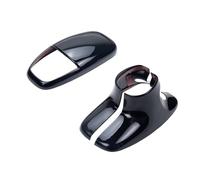 Coche Accesorios Interiores Para Dodge Para Challenger Para Charger Para Durango 2015-2023 Cubierta Pomo Cambio Marchas ABS, 3 Piezas, Embellecedor Interior(Black)