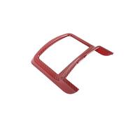 Coche Accesorios Interiores Para Dodge, Para Charger, Para Chrysler, Para 300C (2011-2020) Molduras, Marco Del Portavasos, Cubierta Decorativa, Calcomanía(Red Carbon Fiber appearance)