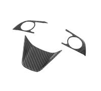 Coche Accesorios Interiores Para Toyota Para Camry 2018-2024 Para Corolla Para Hatchback 2019-2024 Para Avalon 2019-2022 Cubierta Marco Volante Interior Estilo Fibra Carbono Interior Decoración