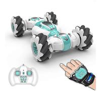 Coche acrobático teledirigido con reloj y sensor de gestos, deformable, eléctrico.