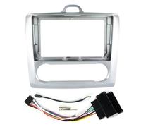 Coche Adaptador Para F&ord Para Focus 2 2004 2005 2006 2007 2008 2009 2010 2011 Kit Montaje Para Tablero Marco Fascia Para Reproductor Estéreo Coche 2 DIN Accesorios(FU09)