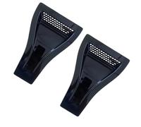 Coche Air Flow Capó Compatible Con Nissan GTR R35 Nismo 370Z 2009-2024 Tomas Aire Capó Piezas Capó Motor Ventilación Frontal Coche(Black,2pcs)